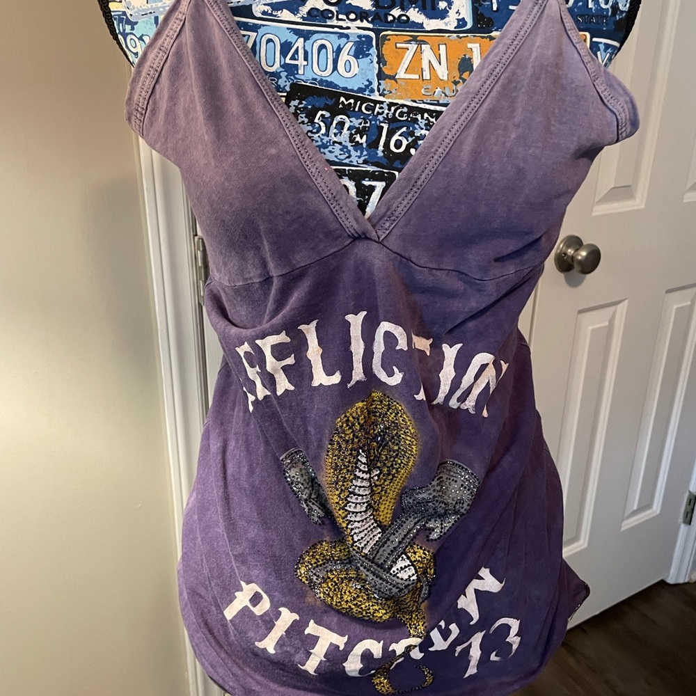 Affliction tank top size xl